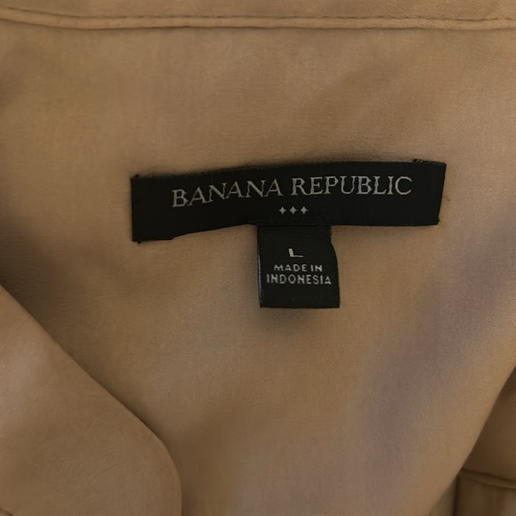 EUC BANANA REPUBLIC BLOUSE L - Picture 3 of 4